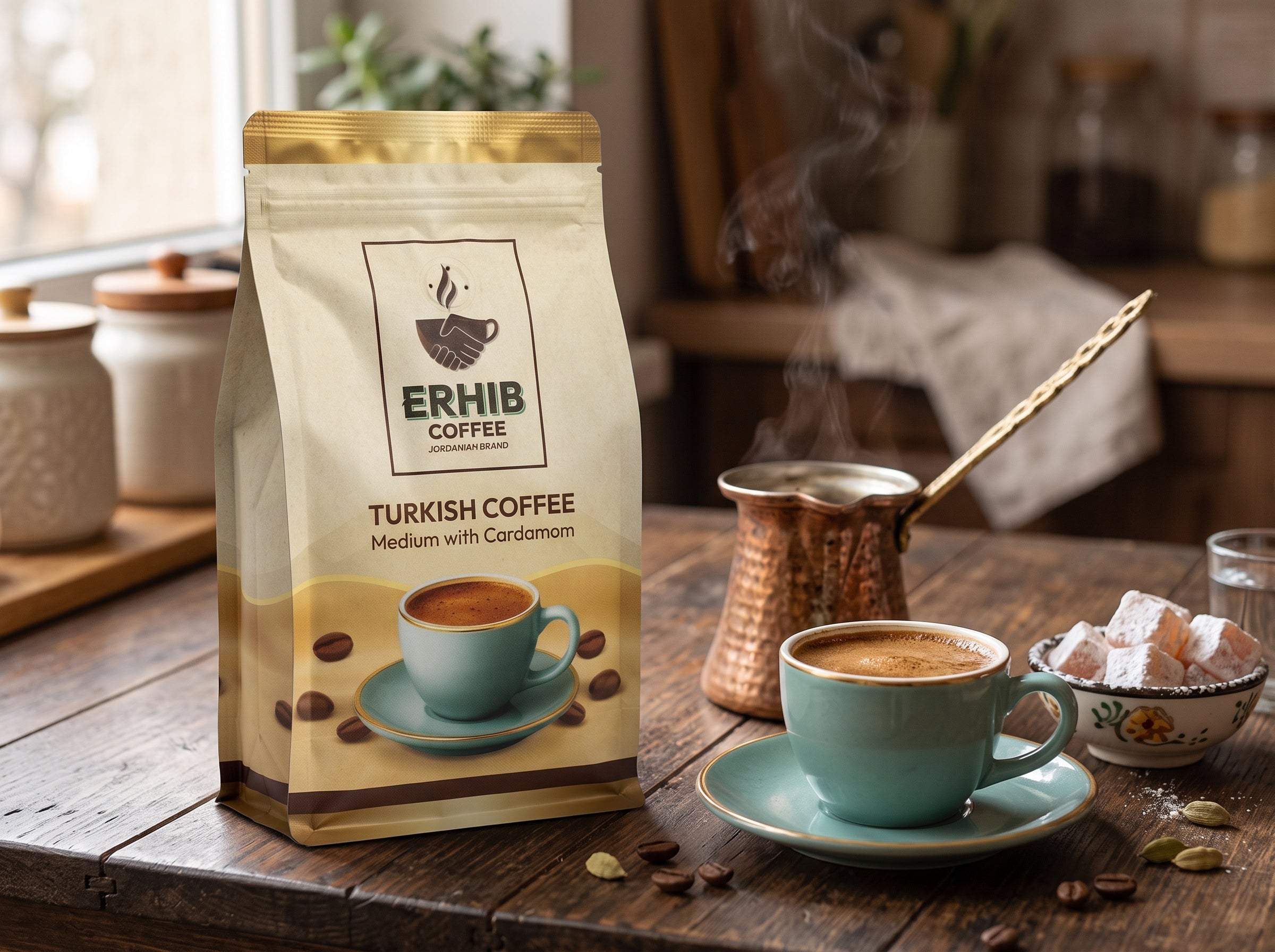 Erhib Coffee — Authentic Jordanian Turkish Coffee